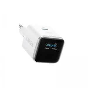 Anker Nano polnilec 45W, Smart Display, bel