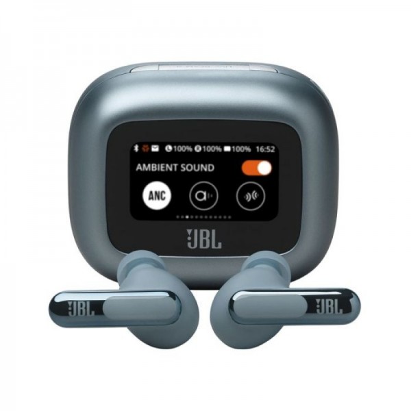 JBL Live Beam 3 brezžične slušalke z mikrofonom, modre