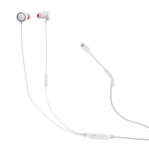 JBL Quantum 50C In-ear žične USB-C gaming slušalke, bele