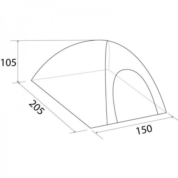 BRUNNER Šotor za 2 osebi STRATO 2 0103088N.C70 Best Seller