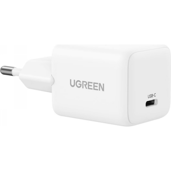 Ugreen 30W USB-C GaN hitri polnilec - bel Ugreen 30W USB-C GaN hitri polnilec - bel