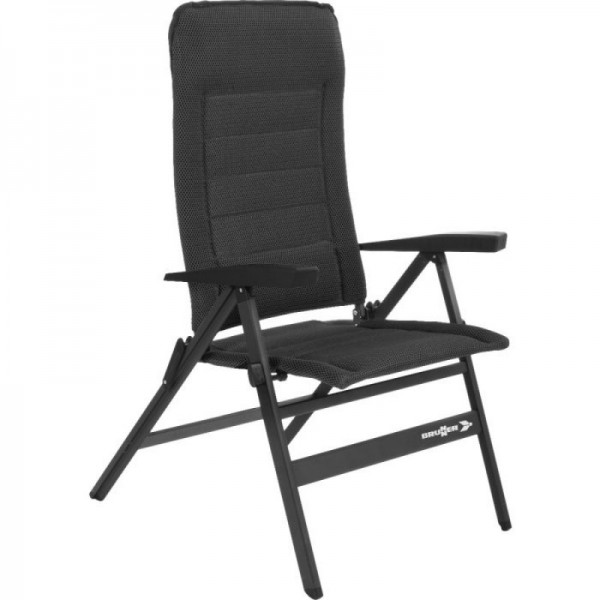 BRUNNER Travelounger L stol za kampiranje črn