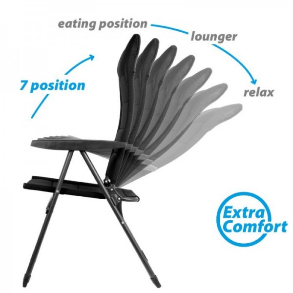 BRUNNER SKYE RT Stol za kampiranje siv 0404060N.C06
