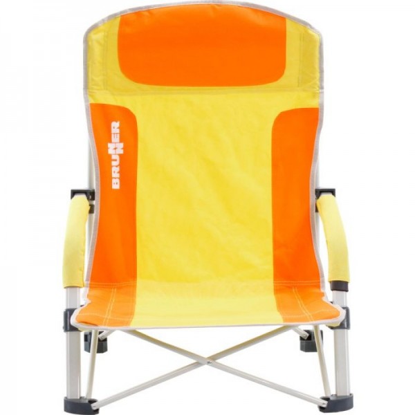 BRUNNER zložljiv stol za na plažo BULA  0404148N.C85 oranžno rumen