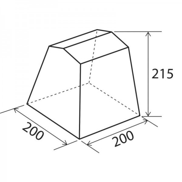 BRUNNER Gusto NG III kuhinjski šotor 200 x 200cm