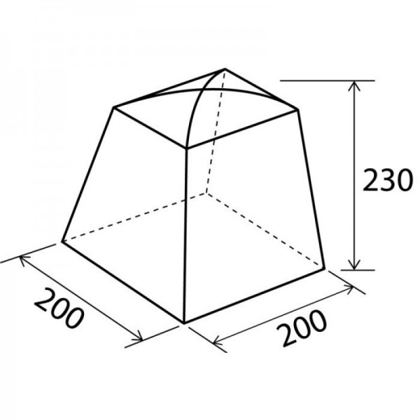 BRUNNER Kuhinjski šotor CHEF II OUTDOOR 0426041N