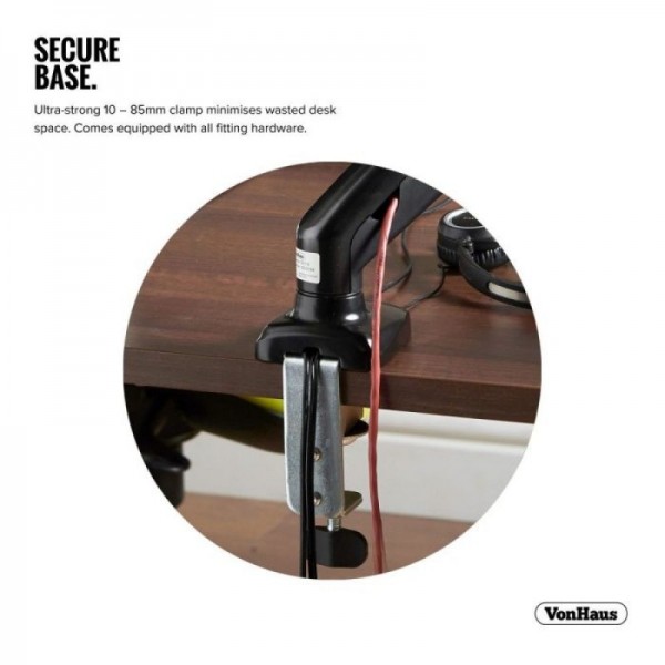 VonHaus enojni namizni nosilec do diagonale 27 plinska vzmet