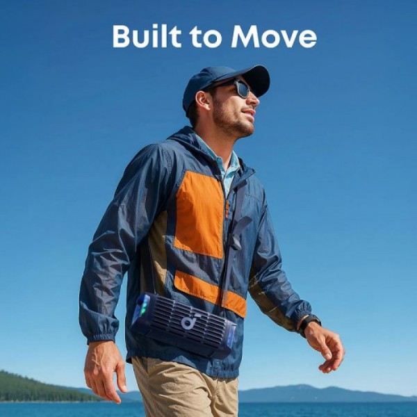 Anker Soundcore Boom 3i prenosni Bluetooth zvočnik, moder