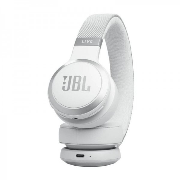 JBL Live 670NC Bluetooth naglavne brezžične slušalke, bela