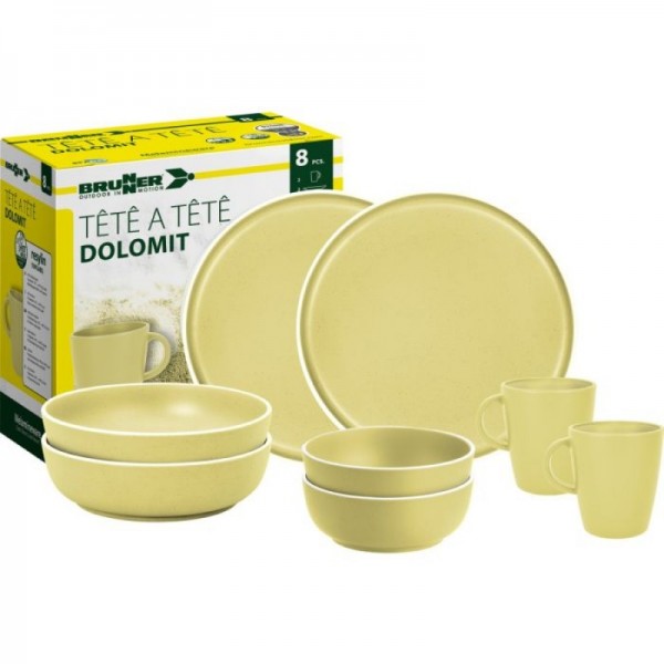 BRUNNER Komplet 8 Tête-à-Tête Dolomit rumen