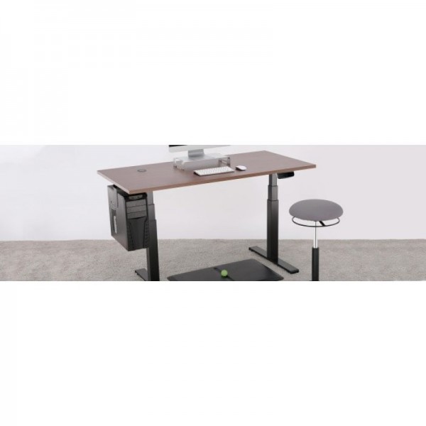 IcyBox IB-EW206B-T podnožje za ergonomsko električno dvižno mizo