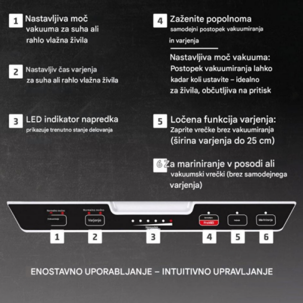 CASO VacuChef 40 Vakumirna komora 280W