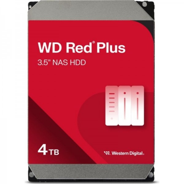 WD 4TB Red Plus 3,5" SATA 6Gb/s 5400rpm 256MB HDD disk