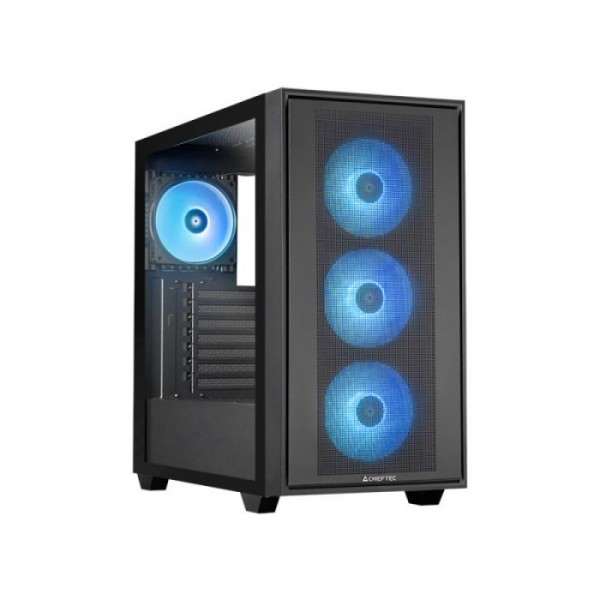 Chieftec HUNTER 3 USB-C ATX RGB ohišje, črno Chieftec HUNTER 3 USB-C ATX RGB ohišje, črno