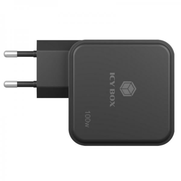 IcyBox IB-PS1040-PD 4-portni USB-C/A 100W GaN polnilec