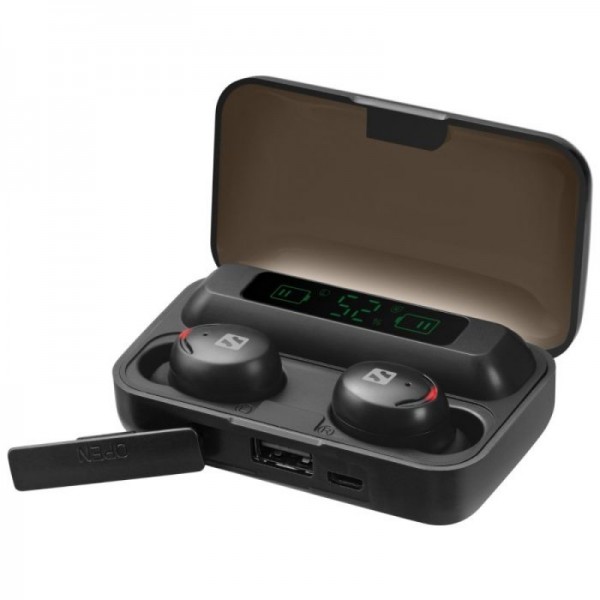Sandberg Wireless Earbuds + Powerbank brezžične slušalke s prenosno baterijo Sandberg Wireless Earbuds + Powerbank brezžične slušalke s prenosno baterijo