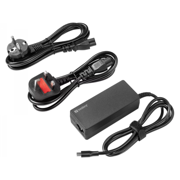 Sandberg USB-C AC polilec PD65W EU+UK