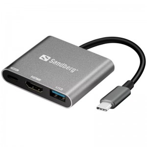 Sandberg USB-C Mini Dock HDMI+USB mini priklopna postaja