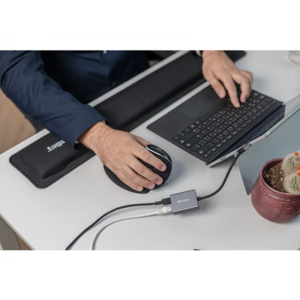 Sandberg USB-C Gigabit Network Adapter mrežni vmesnik Sandberg USB-C Gigabit Network Adapter mrežni vmesnik
