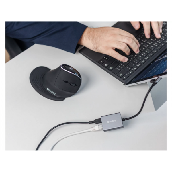Sandberg USB-C Gigabit Network Adapter mrežni vmesnik Sandberg USB-C Gigabit Network Adapter mrežni vmesnik