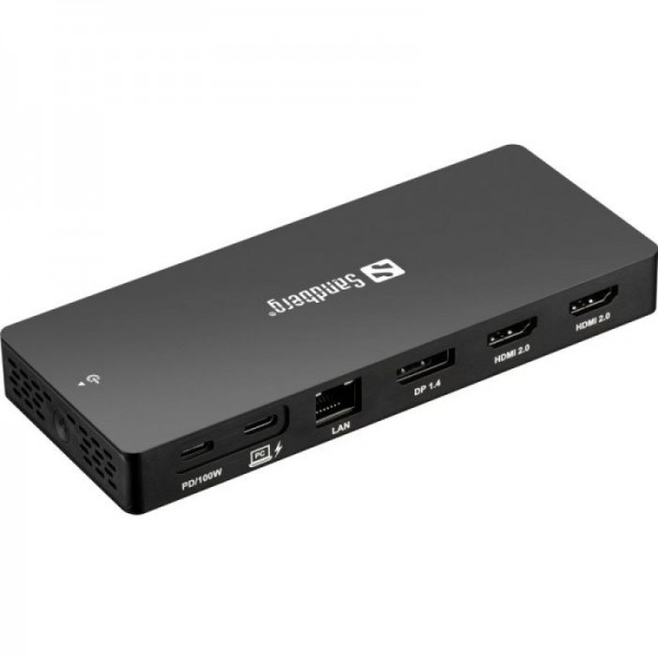 Sandberg USB-C 13 v 1 DockingStation Pro priklopna postaja