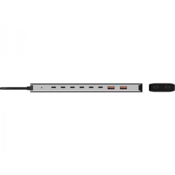 Sandberg USB-C to 8xUSB-C+2xUSB-A 100W priklopna postaja Sandberg USB-C to 8xUSB-C+2xUSB-A 100W priklopna postaja