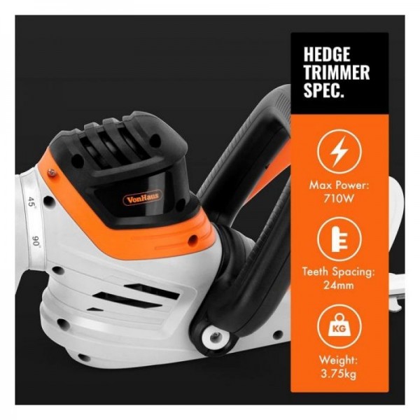VonHaus električne škarje za grmičevje 710W