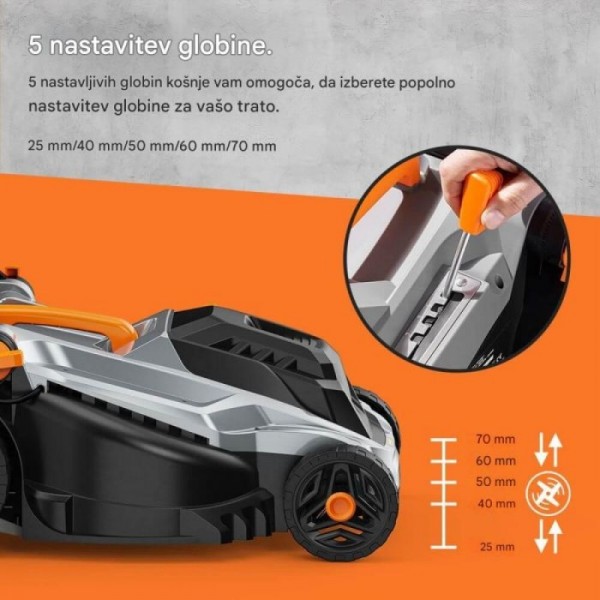 VonHaus električna vrtna kosilnica za travo 1800W VonHaus električna vrtna kosilnica za travo 1800W