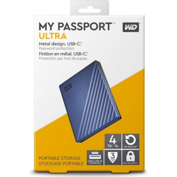 WD 5TB My Passport ULTRA Blue 2,5" USB 3.2 zunanji HDD disk
