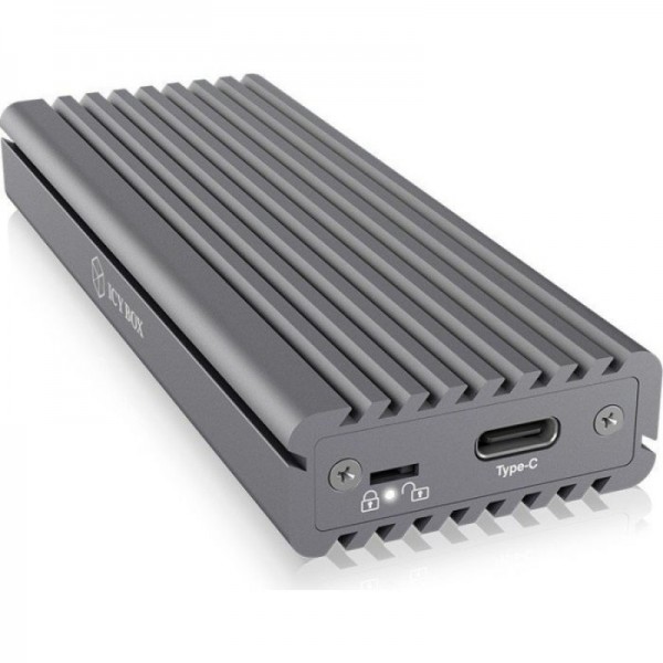 IcyBox IB-1817M-C31 USB-C 3.1 ohišje za M.2 NVMe SSD ter zaščito pred pisanjem