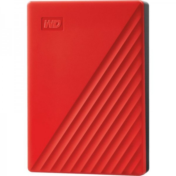 WD 4TB My Passport Red 2,5" USB 3.2 zunanji HDD disk WD 4TB My Passport Red 2,5" USB 3.2 zunanji HDD disk