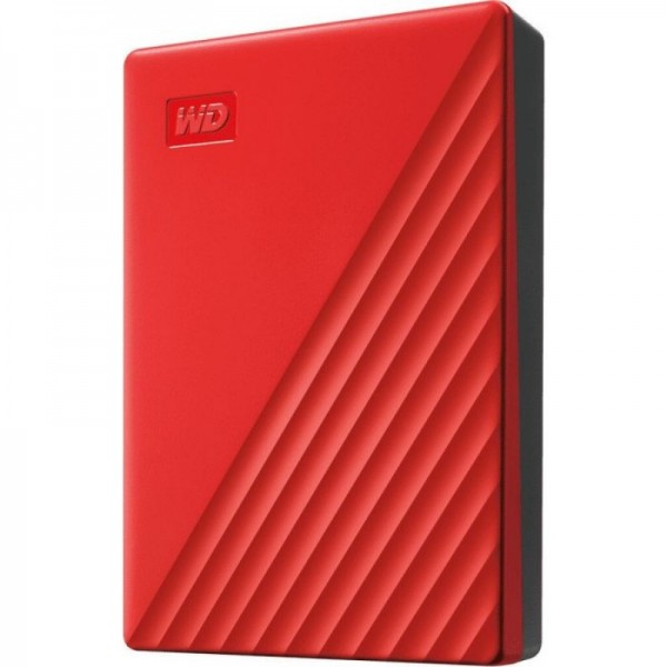 WD 4TB My Passport Red 2,5" USB 3.2 zunanji HDD disk WD 4TB My Passport Red 2,5" USB 3.2 zunanji HDD disk