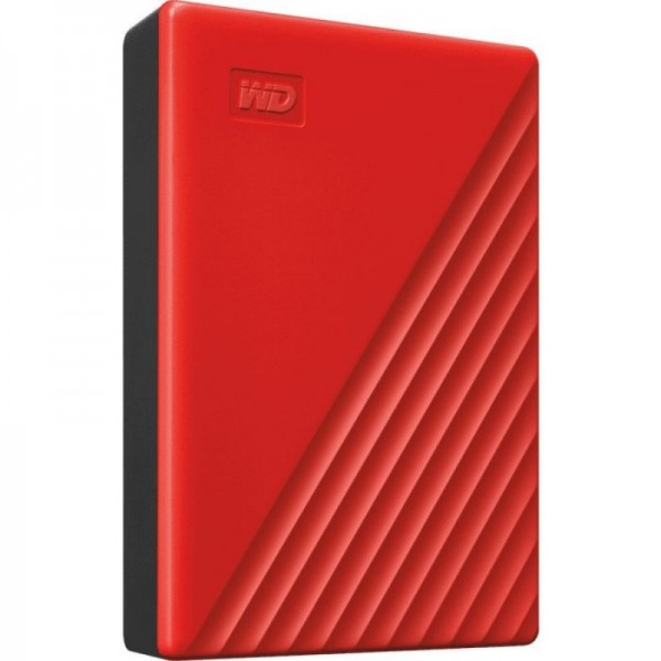 WD 4TB My Passport Red 2,5" USB 3.2 zunanji HDD disk WD 4TB My Passport Red 2,5" USB 3.2 zunanji HDD disk