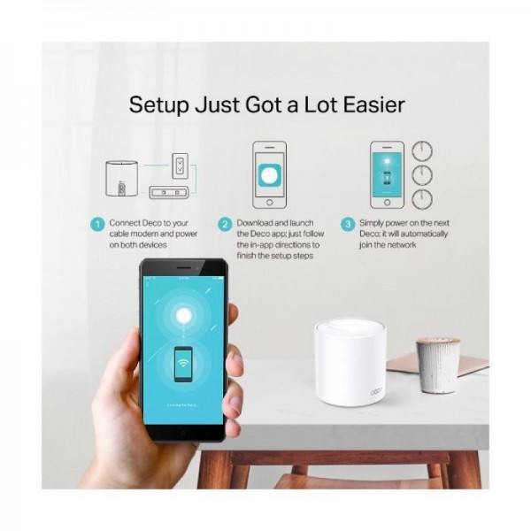 TP-Link Deco X20 (2 pack) domači Mesh Wifi sistem TP-Link Deco X20 (2 pack) domači Mesh Wifi sistem