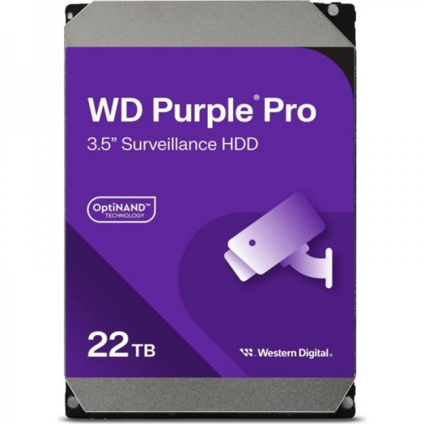WD 22TB Purple Pro 3,5" SATA 6Gb/s 7200rpm 512MB HDD disk