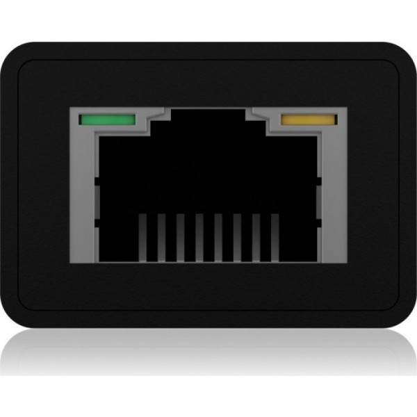 IcyBox IB-HUB1419-LAN USB-A/C mrežna kartica in 4-portni HUB