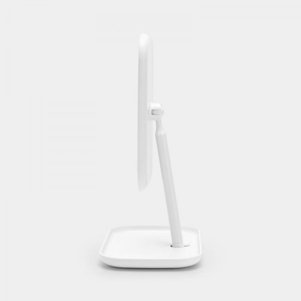 Brabantia ReNew ogledalo s posodico za odlaganje temno bela