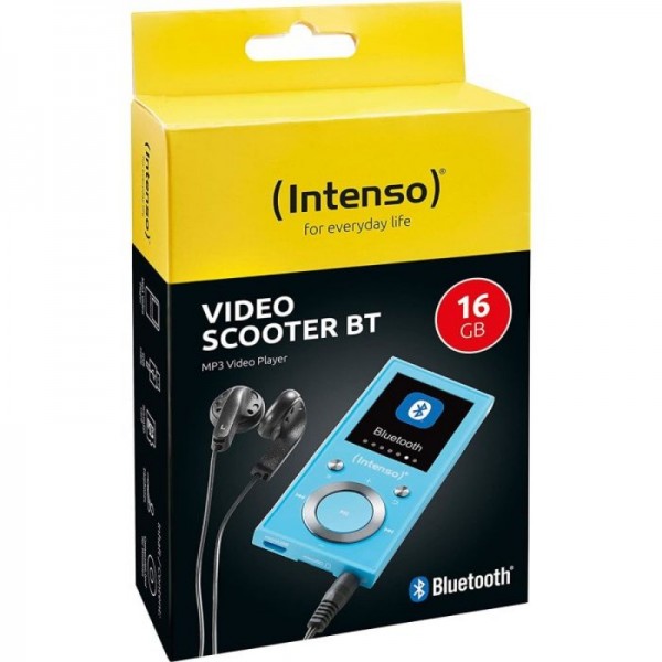Intenso MP3 predvajalnik Video Scooter BT 16GB - moder Intenso MP3 predvajalnik Video Scooter BT 16GB - moder