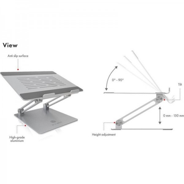 IcyBox IB-NH300 nosilec za prenosnike do 17"