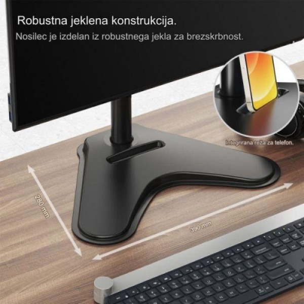 VonHaus enojni namizni nosilec