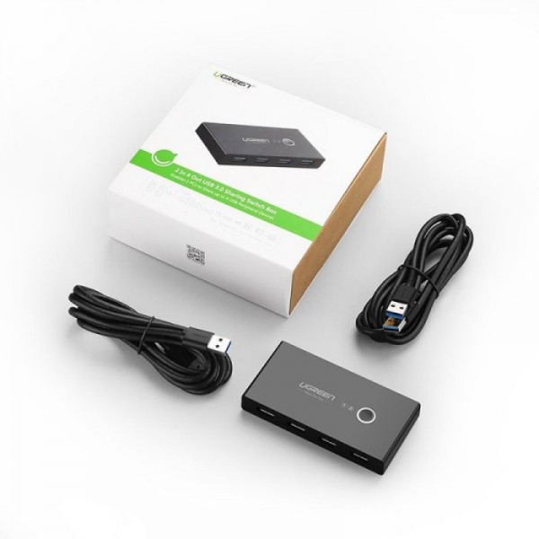 Ugreen USB stikalo / switch 4x USB 3.0 - box Ugreen USB stikalo / switch 4x USB 3.0 - box