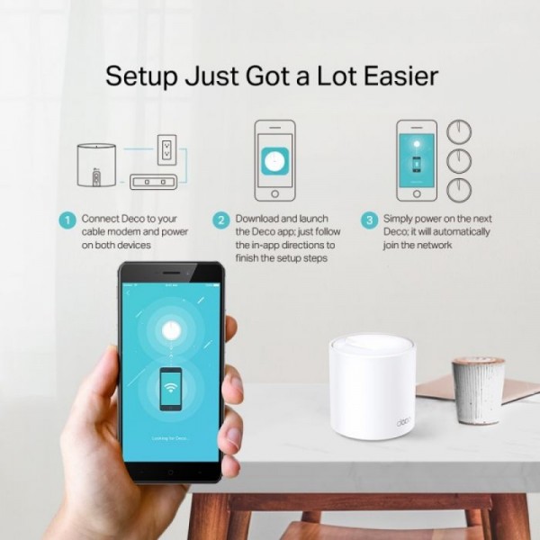 TP-Link Deco X20 (3 pack) domači Mesh Wifi sistem TP-Link Deco X20 (3 pack) domači Mesh Wifi sistem