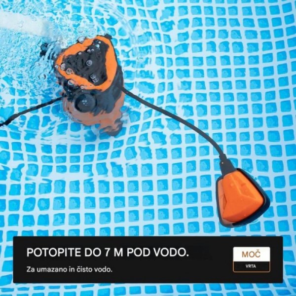 VonHaus 400 W odtočna vodna črpalka z 8 m cevjo VonHaus 400 W odtočna vodna črpalka z 8 m cevjo