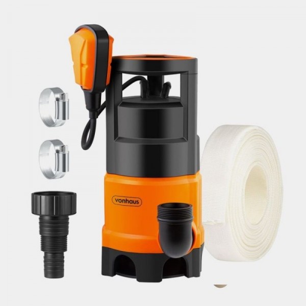 VonHaus 400 W odtočna vodna črpalka z 8 m cevjo VonHaus 400 W odtočna vodna črpalka z 8 m cevjo