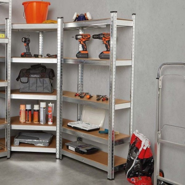 VonHaus 5 stopenjski galvaniziran regal 1.8m