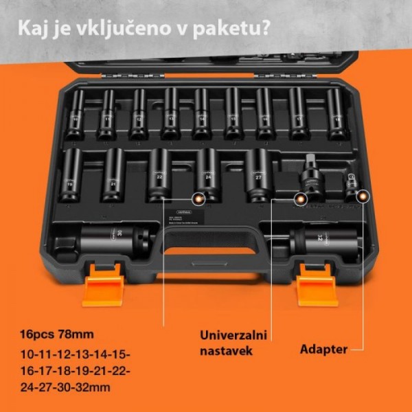 VonHaus komplet 40 kosov udarnih vtičnikov 3500318