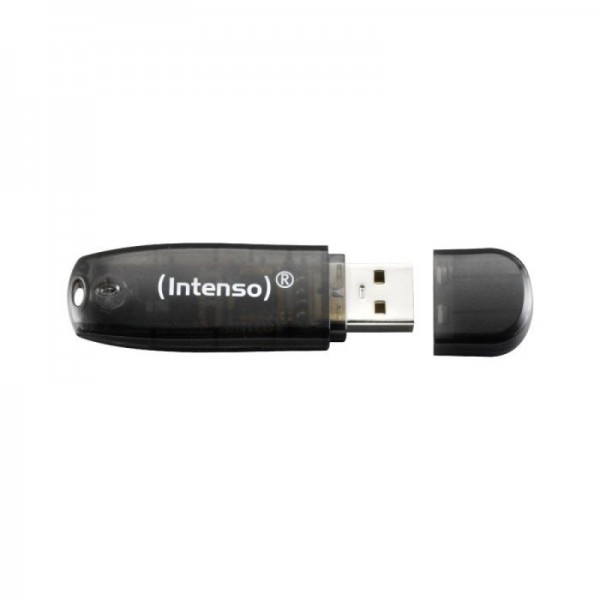 Intenso 16GB Rainbow Line USB 2.0 spominski ključek - Črn Intenso 16GB Rainbow Line USB 2.0 spominski ključek - Črn