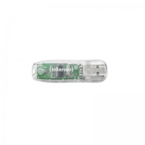 Intenso 32GB Rainbow Line USB 2.0 spominski ključek - Prozoren