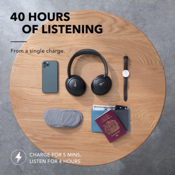 Anker Soundcore Life Q30 naglavne slušalke z NC, črne Anker Soundcore Life Q30 naglavne slušalke z NC, črne