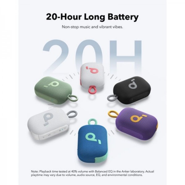 Anker Soundcore prenosni Bluetooth zvočnik Select 4 GO, vijoličen
